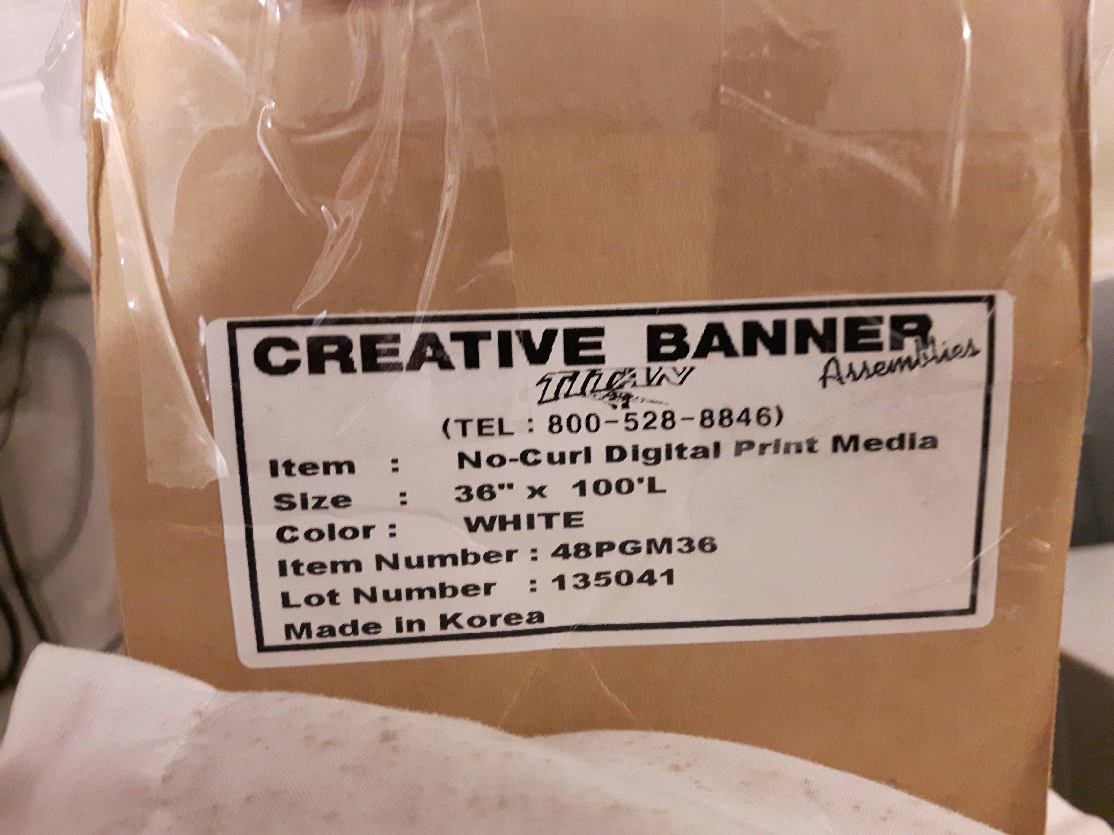 Creative Banner No Curl by Titan # 48PGM36 - Image 2